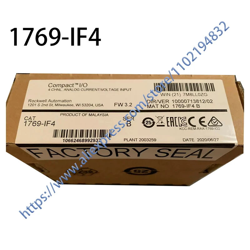 

Brand New Original 1769-IF4 1769IF4 , One Year Warranty, Fast Shipping