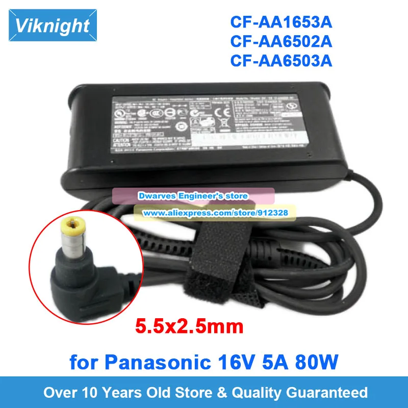 

Genuine CF-AA6502A M1 16V 5A 80W AC Adapter Charger for Panasonic TOUGHBOOK CF-19 CF-29 CF-30 CF-30 CF-53 CF-T8E CF-Y5L CF-Y4