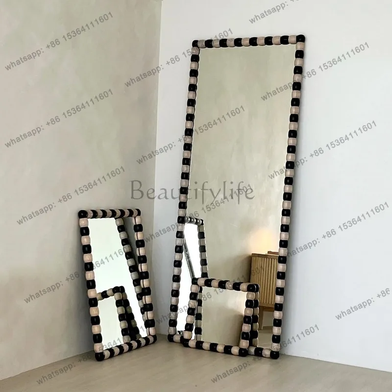 LD Big Standing Mirror Decoration Barber Plastic Square Makeup Dressing Table Small Full Mirror Body Long Espelhos