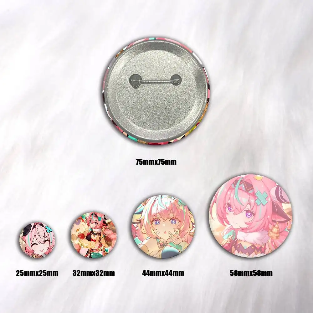 A-Genshin Impact Varesa Anime Round Badges, Brooches, Clothing Accessories, Birthday Gifts, Anime Conventions