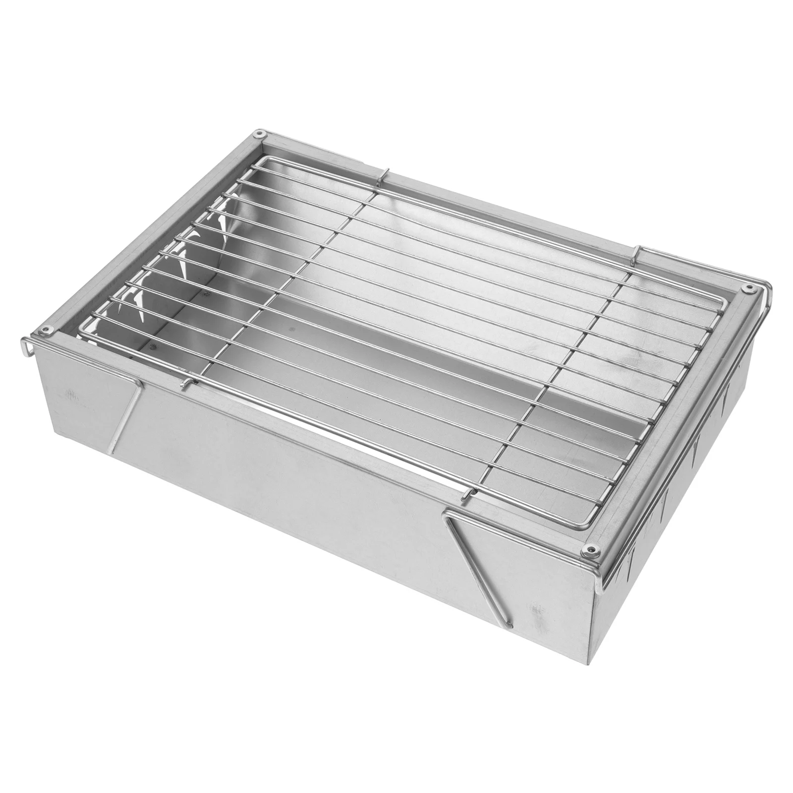 

Foldable Stainless Steel Portable Barbecue Grill Compact Lightweight Camping Bbq Rack Heat Resistant Outdoor Grill Stove For