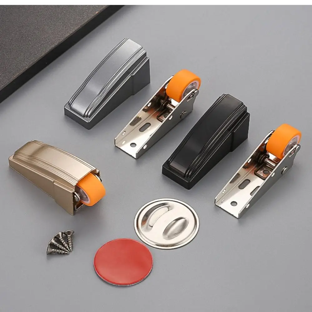 Smooth Rolling Gate Caster Wheel Anti Sagging Anti-wear Door Stop Pulley Silent Load-Bearing Furniture Wheels Sliding Door