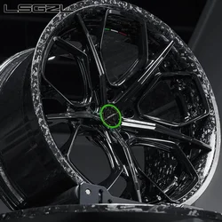 2 piece luxury forged carbon fiber wheels for BMW C8 720 911 5x114.3 5x120 5x130 15 19 20 21 22 24 inch concave wheel rims