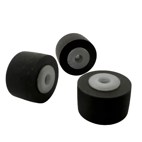 1 pz 5. 5 puleggia in gomma con rullo a pizzico per registratore a nastro Audio aziona i componenti del lettore Stereo Walkman a cassetta