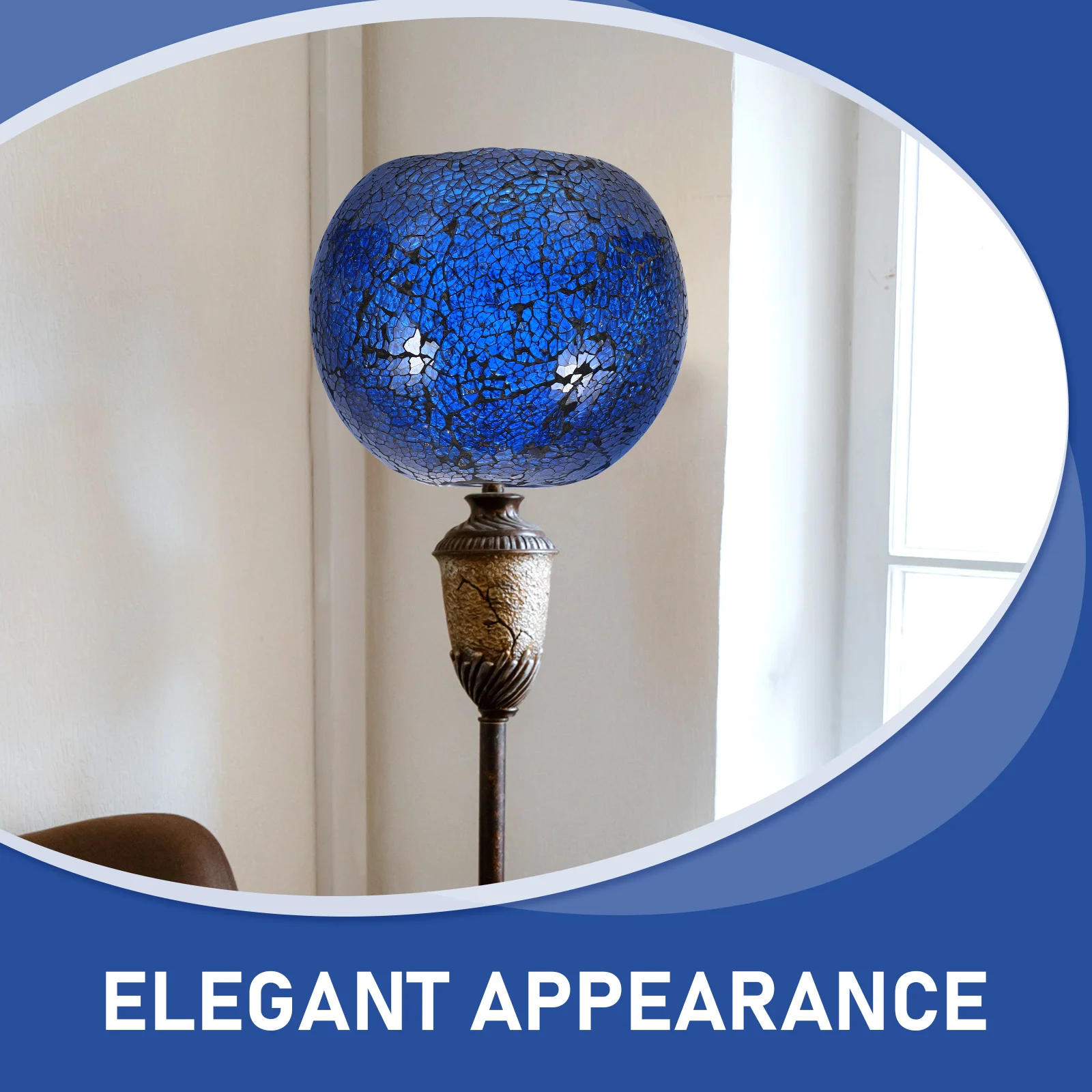 

Wall Light Shade E26 E27 Mosaic Glass Replacement Lamp Shade Vintage Style for Wall Lamps Small Lampshade Desk Lamp Lampshade