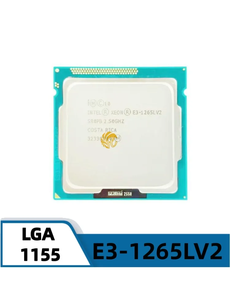 Xeon E3-1265Lv2, procesor 2,5 GHz, czterordzeniowy, ośmiordzeniowy, 45 W, gniazdo LGA 1155, E3 1265Lv2, E3 1265L V2. — zdjęcie produktu 2