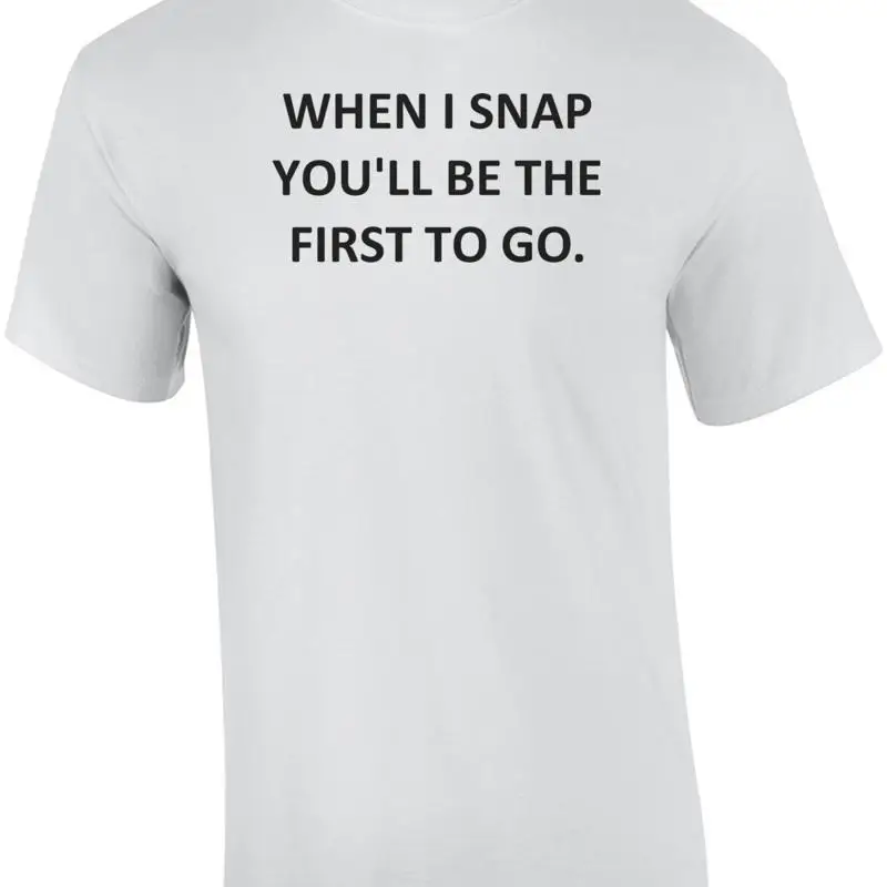 عندما أكون أولاً للذهاب. قميص #1