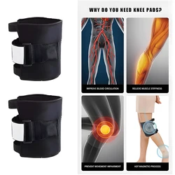 1Pc Back Pain Knee Brace Knee Acupressure Sciatic Nerve Pad Magnetic Therapy Stone Relieve Tension Sciatic Nerve Knee Pad