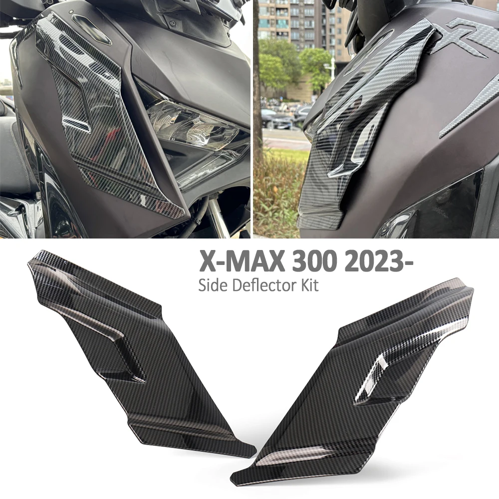 

New Motorcycle ABS Upper Outer Fairing Side Wing Air Deflectors For Yamaha XMAX 300 XMAX300 X-MAX 300 X-MAX300 2023 2024 2025