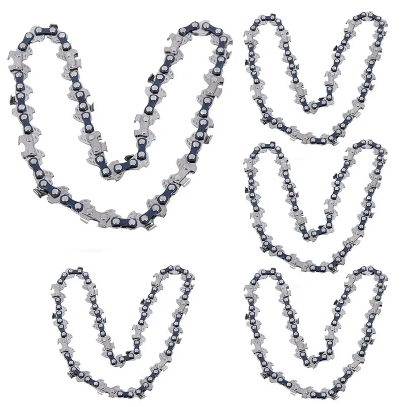 A69e25pcs Mini Chainsaw Chain For 6 Inch Chainsaw Chain Guide Saw Chain Replacement Portable Saw Chain