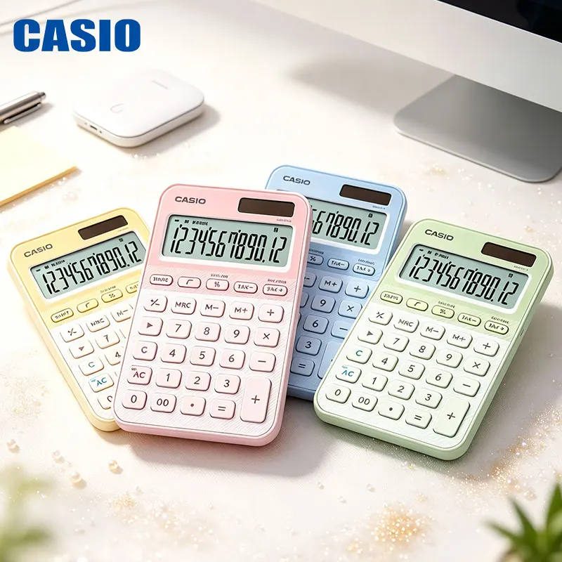 Casio MS-20YC/SL-310YC/MX-12B/DH-12 Business trip desktop office computer-stable operation without lagging,with metallic texture