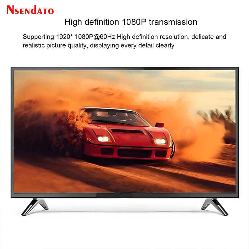 Wireless Video USB C HDMI Transmitter Receiver Extender 50M 1080P@60Hz Wireless HDMI Type-C Wifi Display TV Stick Dongle Adapter