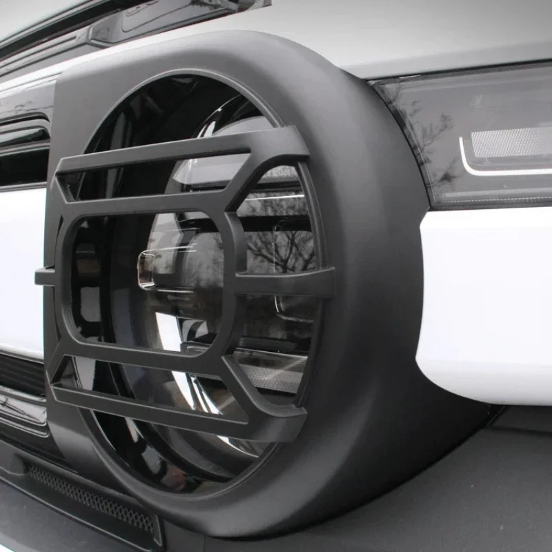 

Appearance Middle Net Modified Car Accessories For Chery ICAUR V23 Large Lampshade Front Bar Fog Light Frame Protective Cover