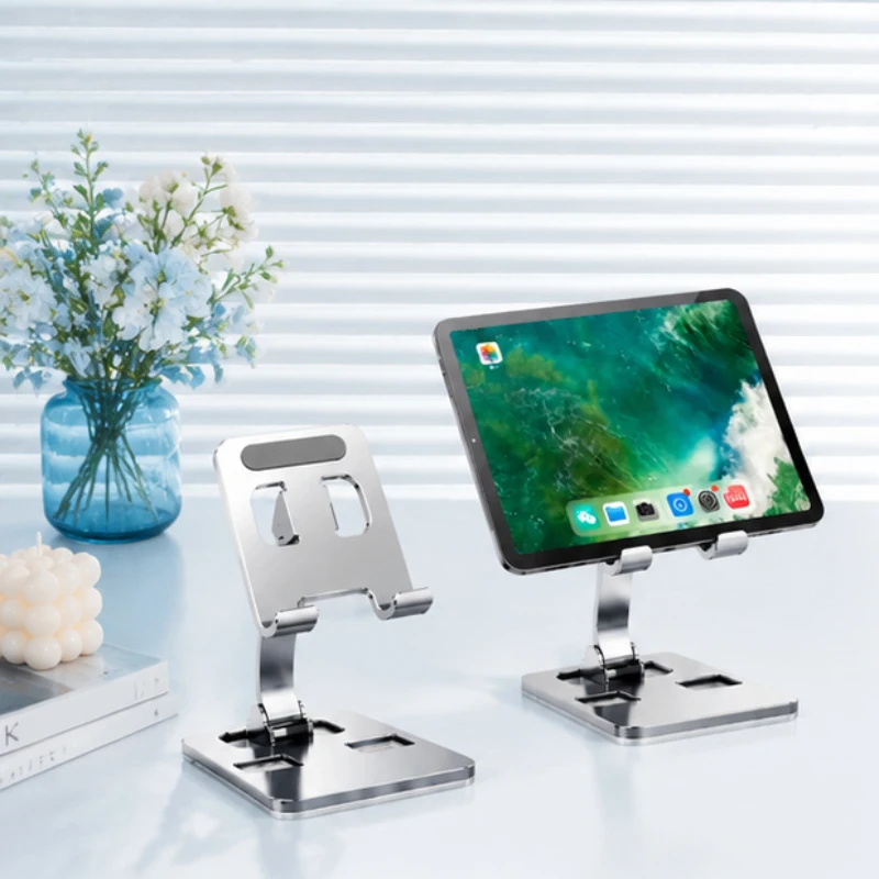 

2PCS Adjustable Flexible Aluminum Alloy Tablet Holder, Universal Stand for iPad, Mobile Phone & Tablet, Bedside and Desktop Use
