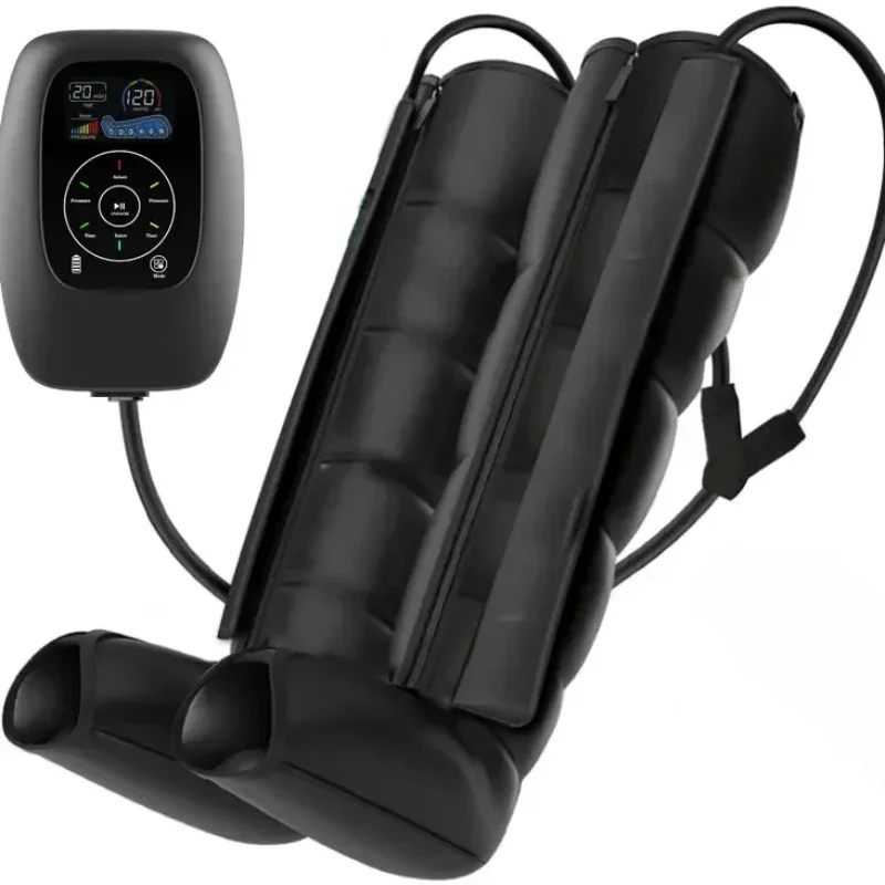 Quick recovery boots for foot and calf relaxation, air-compressed leg massager for circulation, muscle soreness