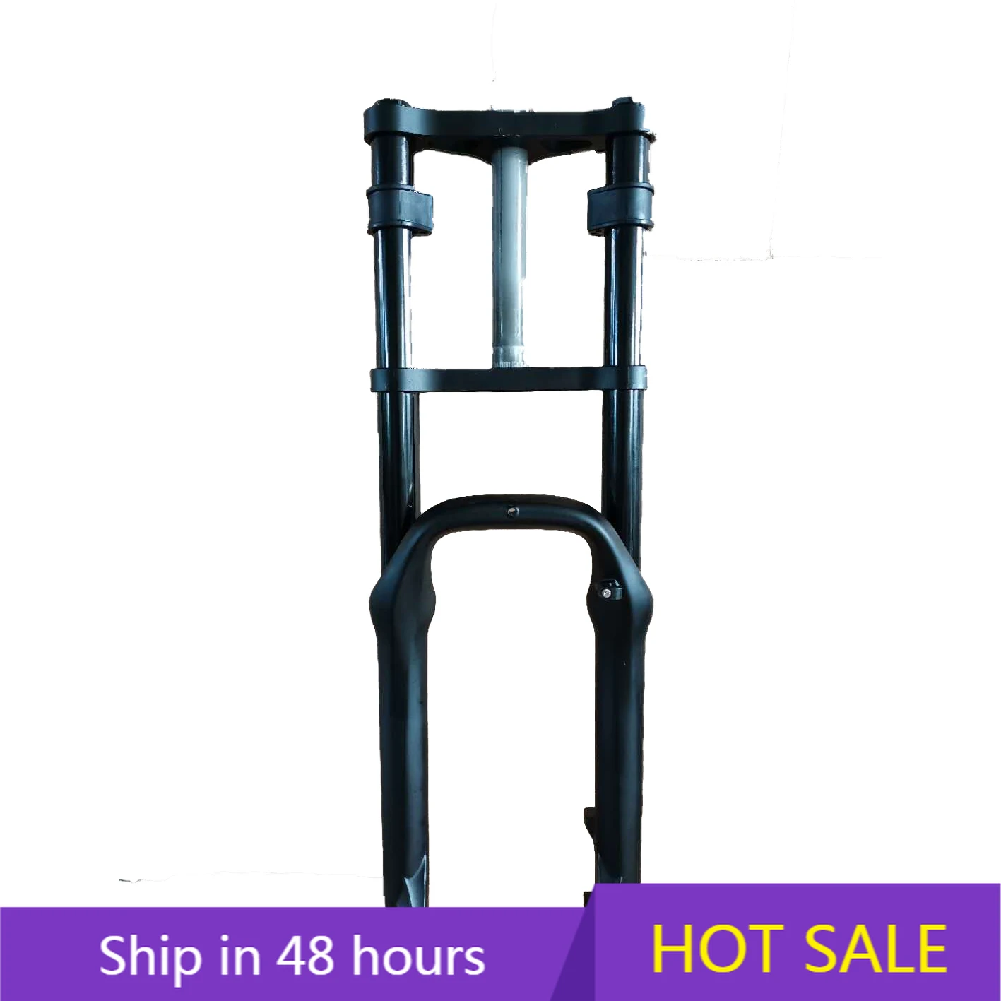 

POWER LEAP Fat Tyre Bicycle Front Suspension Fork 20" Disc Brake High Strength Shock Absorber Front Fork for Snow Bike