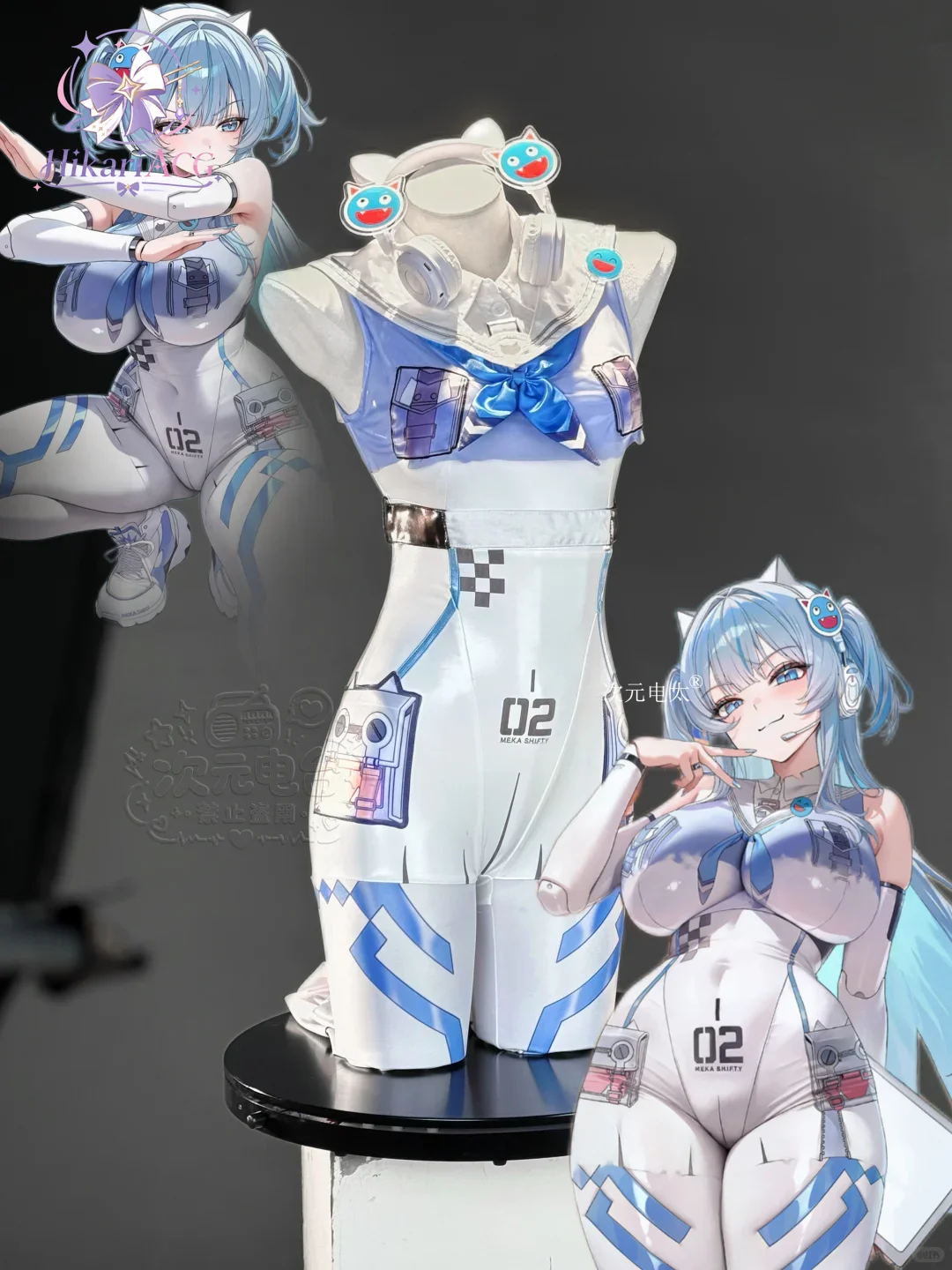 Mekami Shifty cosplay Elegant Cosplay Goddess Mekami Shifty bodysuit Cosplay Anime Costume full set Victory Game Outfit