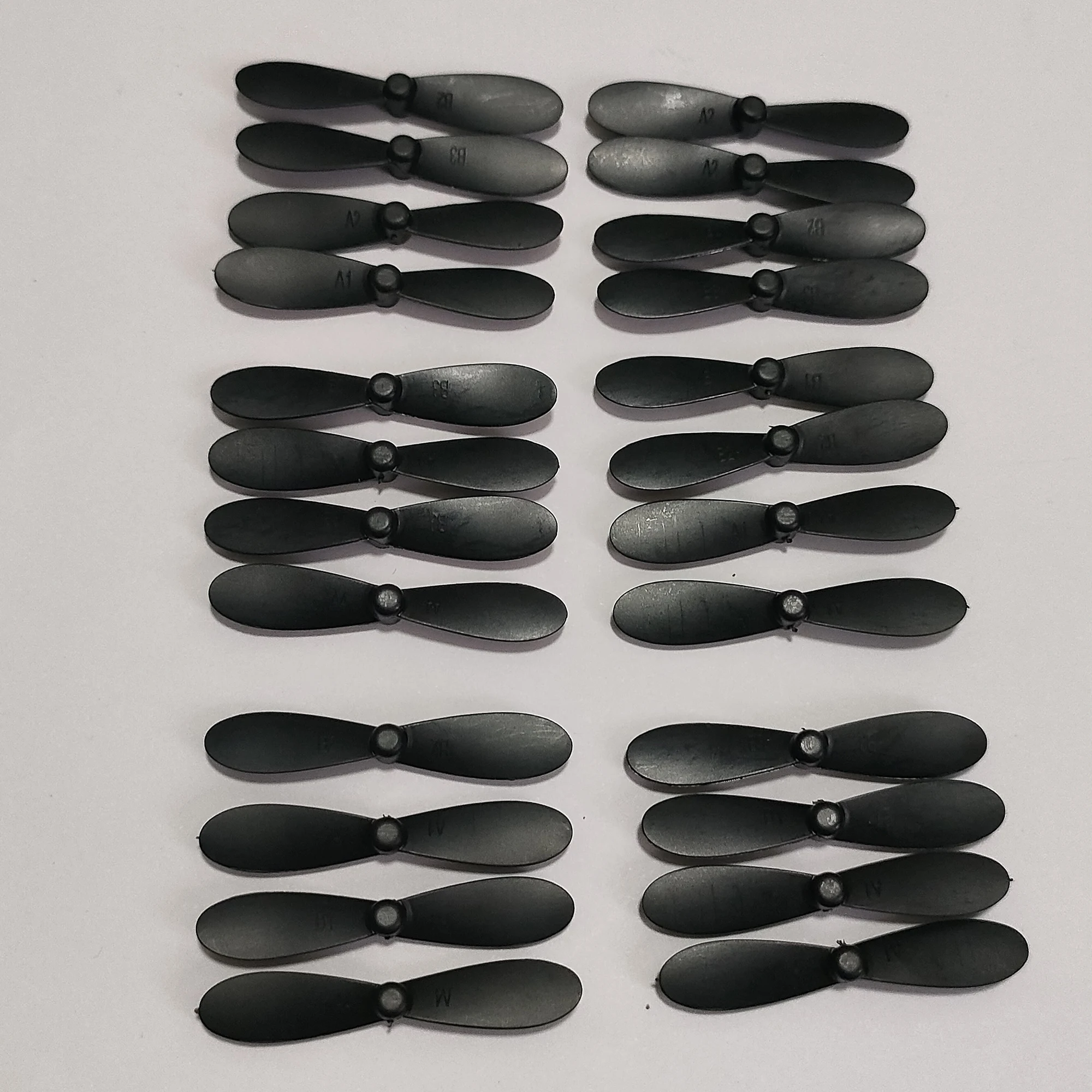 24PCS(6Sets) Propeller Props For Mini Drone DH120 DH-120 RC Quadcopter Maple Leaf Wing Blade Part Accessory