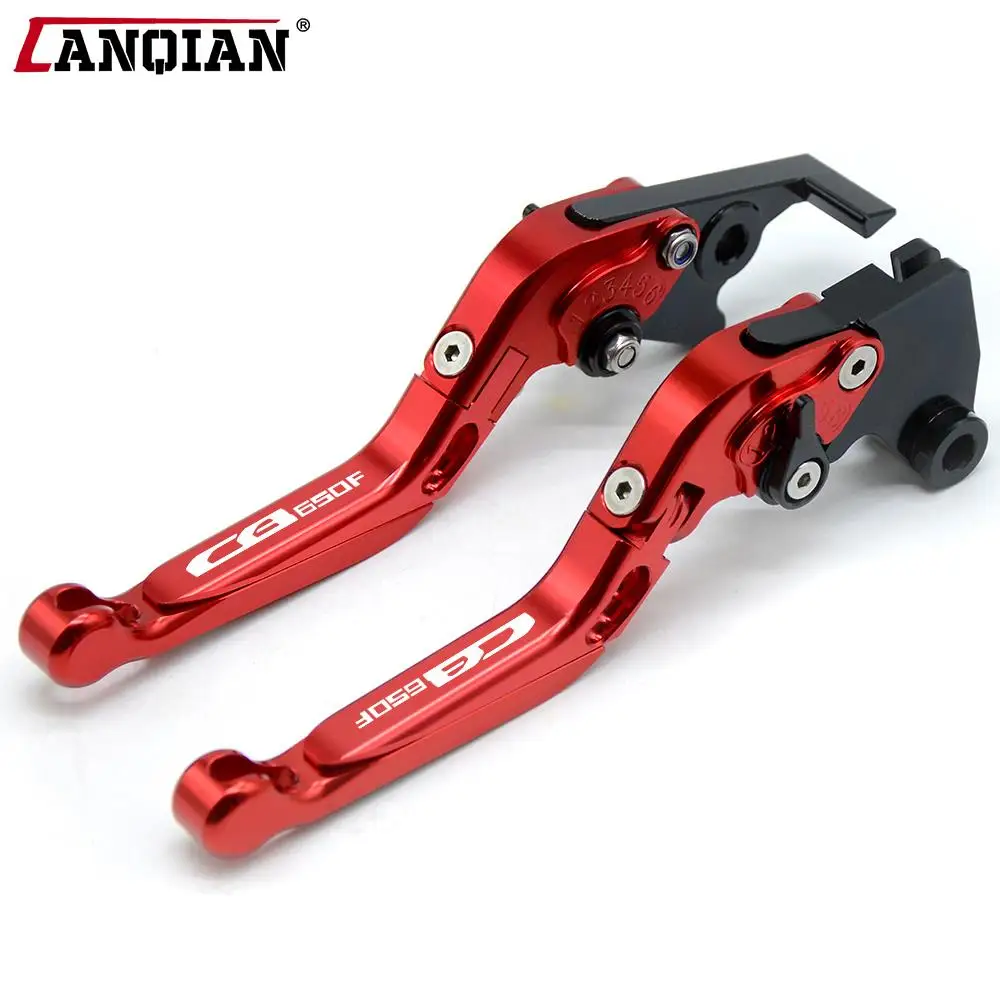 Motorcycle CNC Aluminum Extendable Adjustable Folddable Brake Clutch Levers For Honda CB650F CB 650 CB 650 F 2014 2015 2016 2017