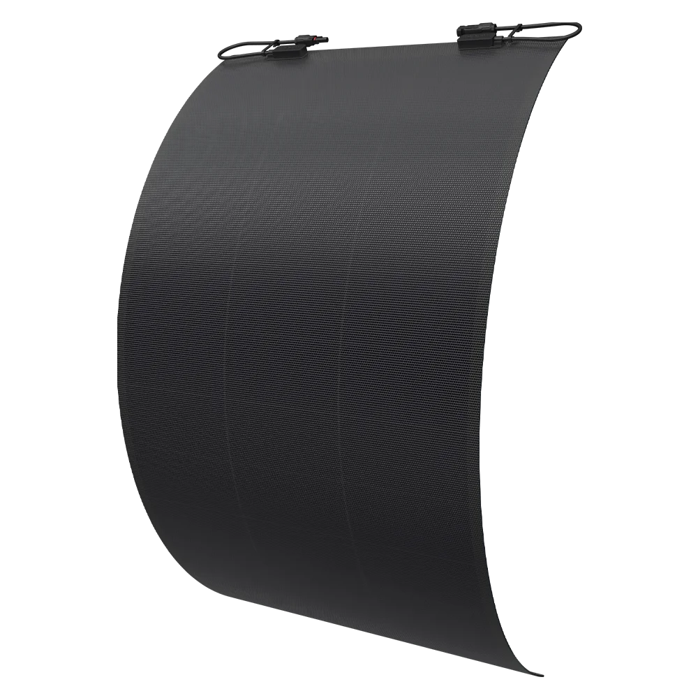 High Efficiency HPBC Monocrystalline ETFE Flexible Solar Panel 150W Lightweight Camping Marine RV Yacht Outdoor Use