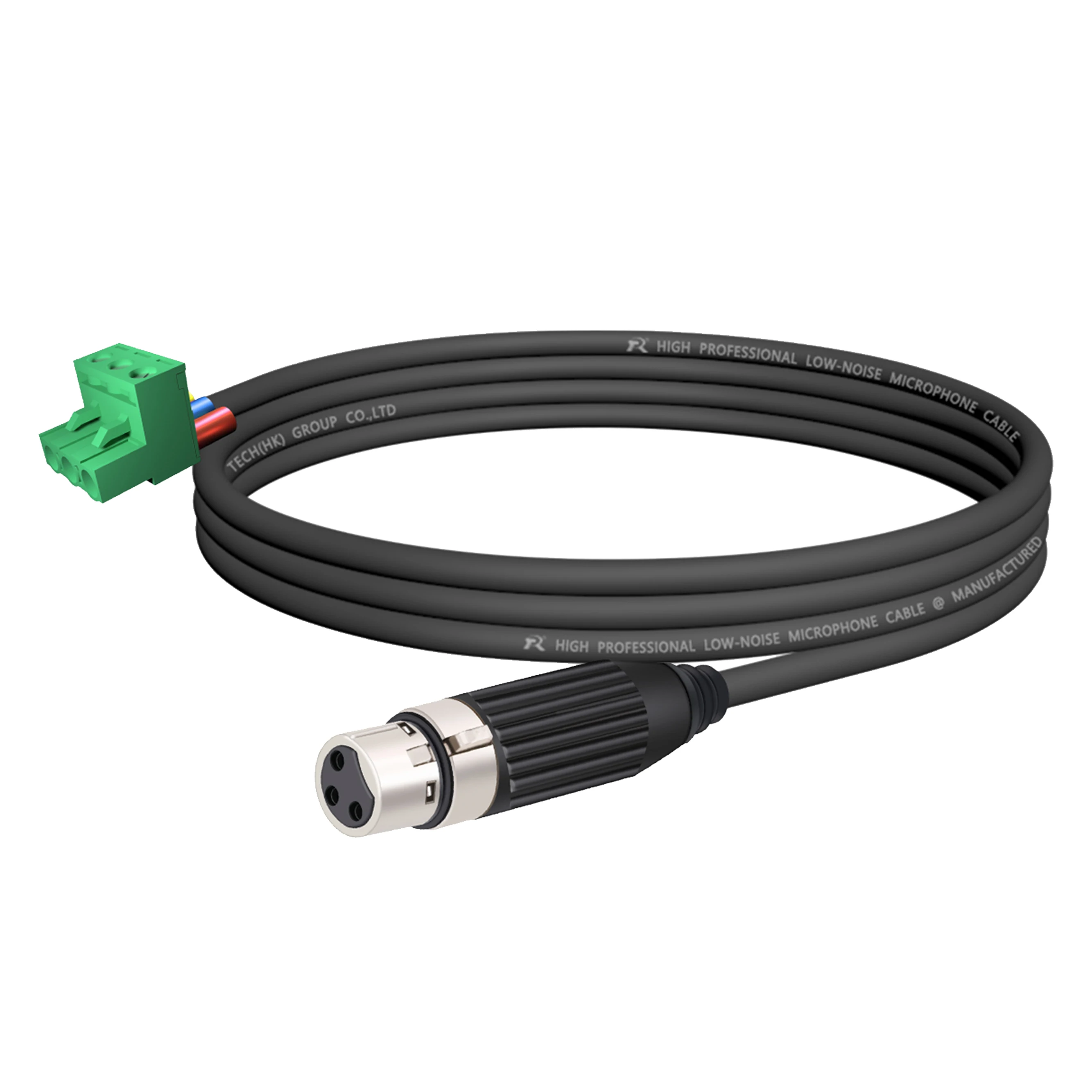 Phoenix-Terminal auf 3P-XLR-Kabel, 5,08 mm 3P steckbares Terminal auf XLR-Buchse-Verbindungskabel, versilberte Nadel, für Mikrofon – Detail 12