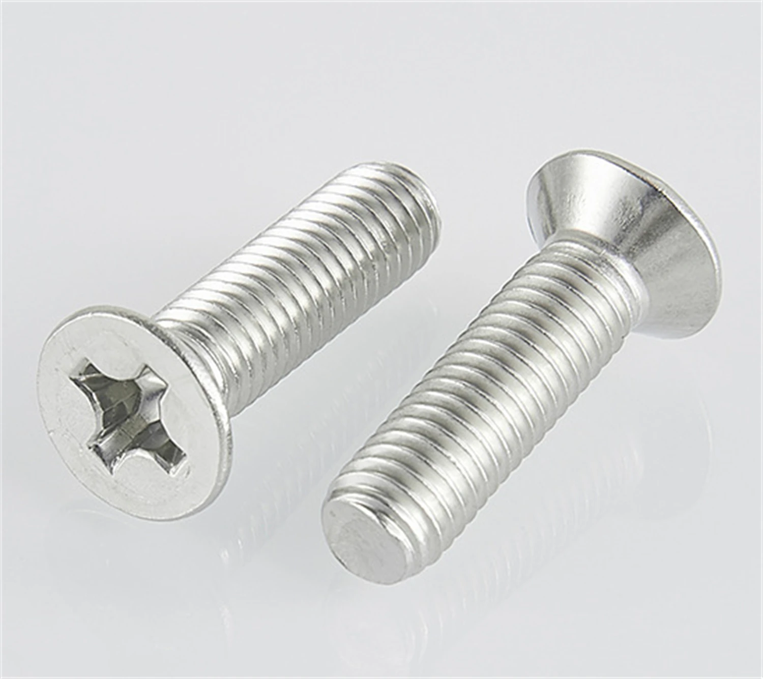 Cross Phillips Flat Countersunk Head Screw Bolts M1.6 M2 M2.5 M3  M4 M5 M6 M8 M10 A2 304 Stainless Steel GB819