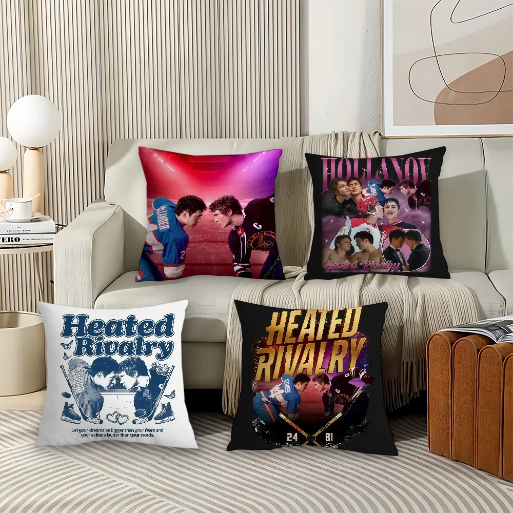 Drama TV Heated Rivalry Pillow Case Office Cushions Suitable For Sofa Car Bedroom Decorative Cushion Cover