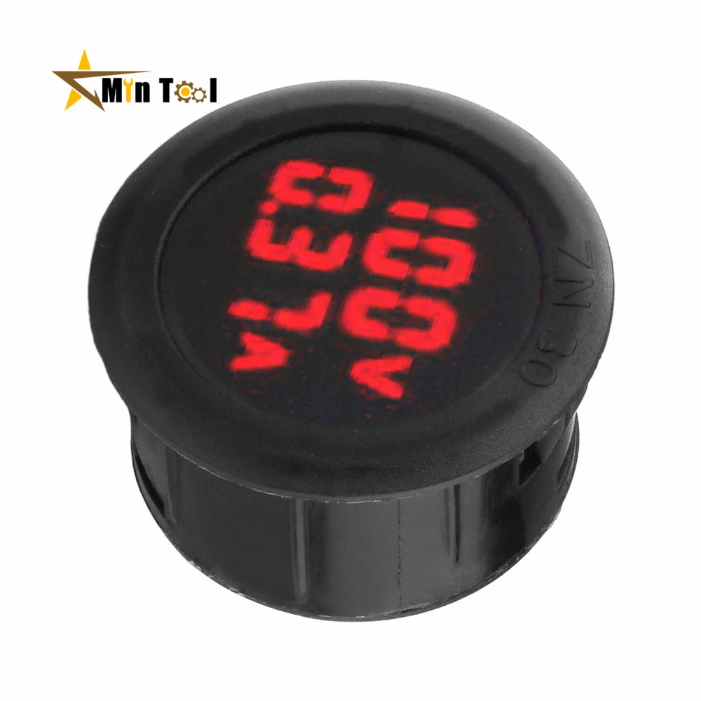 DC 100V 1A/10A/50A /100ADigital Voltmeter LED Digital Display Voltmeter Car Voltage Current Meter Detector Tester Monitor Panel