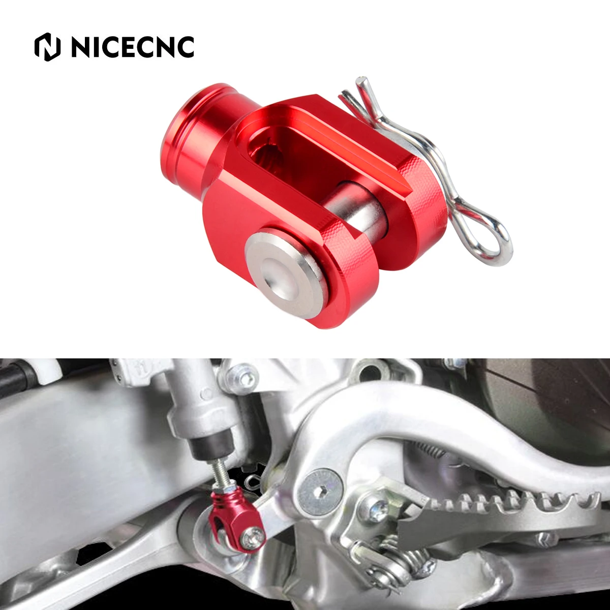 NICECNC For Honda XR650R 2000-2007 CRF250L/M 2012-2017 XR250 XR400 XR50 XR 100 230 Motard CR80R CR85R TRX400EX Rear Brake Clevis