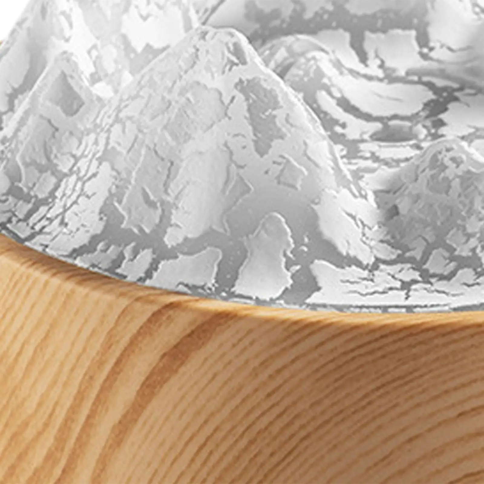 現代美術の火山加湿器,カラフルな光の香りの加湿器,リビングルーム,ベッドルーム,スパ,卓上,ホームユーティリティ,300 ml