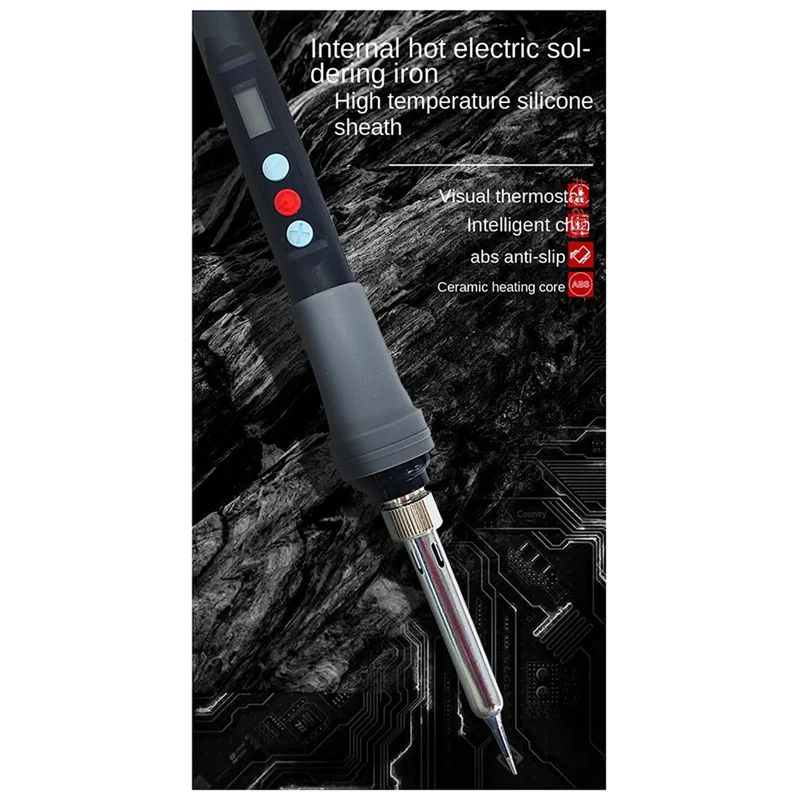 فلاش الاتجاه الولايات المتحدة التوصيل 90 واط سبيكة لحام المحمولة تعديل درجة الحرارة الرقمية ذكي النوم التدفئة أدوات لحام الإلكترونية عدة