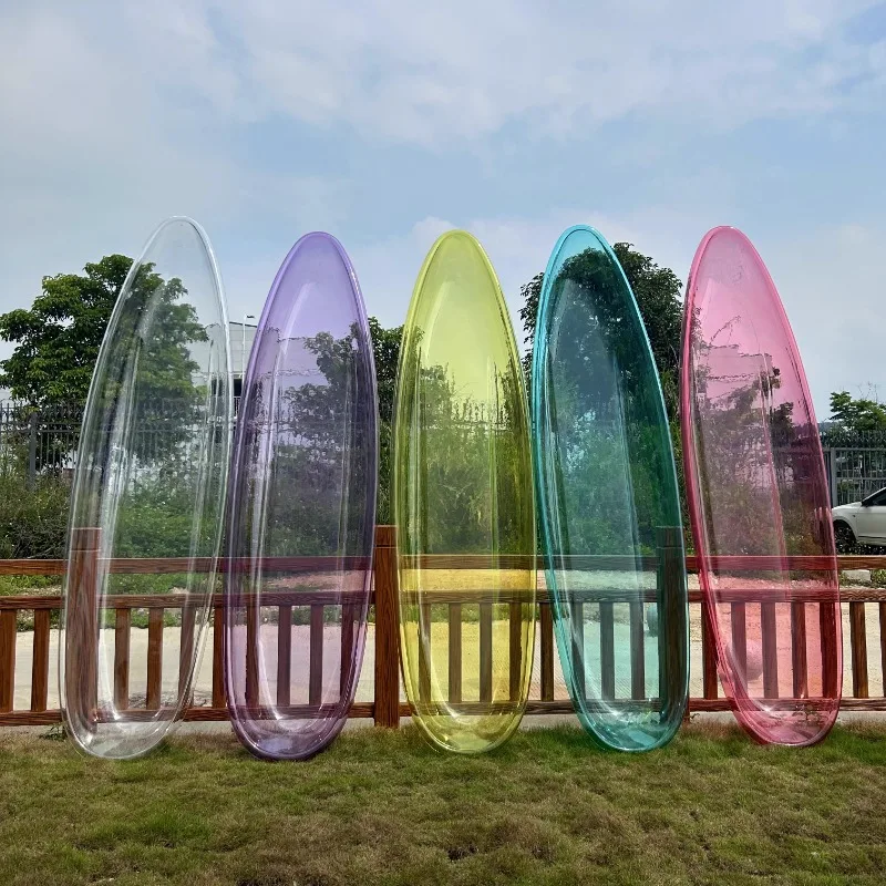Crystal boat wedding shooting Internet celebrity glass boat water transparent scenic area rafting park play boat kayaking