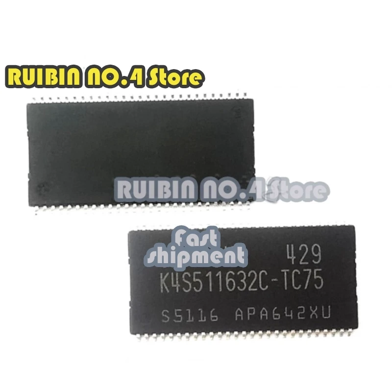 5pcs/lot K4B4G1646Q-HYK0 K4S511632C-TC75 K4X1G163PE-FGC6 K4X2G323PD-8GD8 K6X4008C1F-VB55 flash memory chips