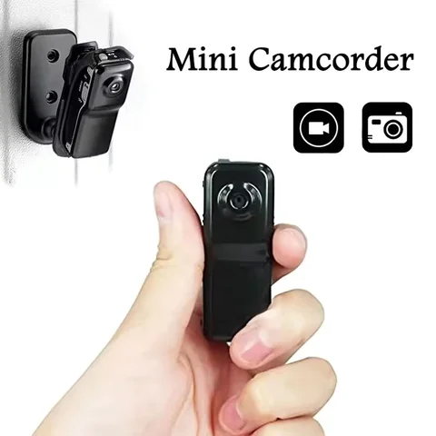 For Home and OfficeHD Mini DV Camera Body Camcorder Mount Portable Video Record Nanny Security Cam Small Sports Car DVR Webcam