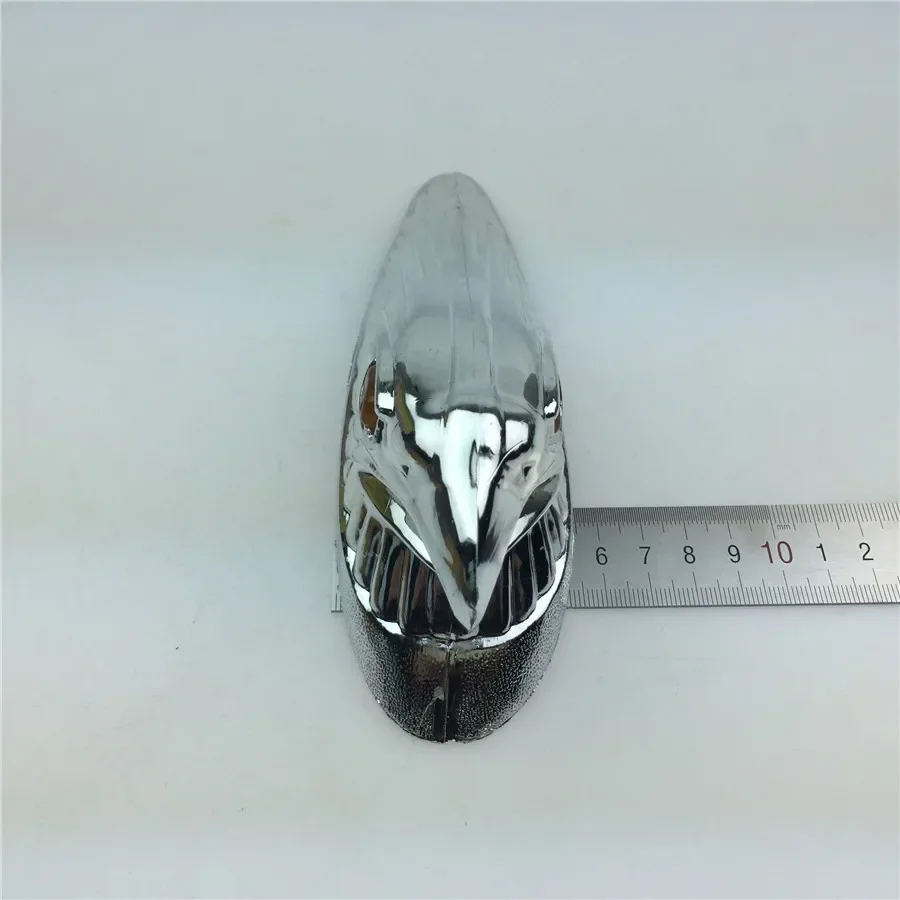 1pcs Motorcycle Electric Car Front Fender Decorative Plating Eagle Head Option Parts Logo