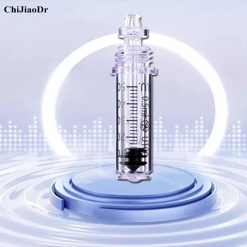 

Insulin Needle Free Injection Pen Short Pen 50ml Adjustable Injection Volume Consumables Sterilization Universal Version