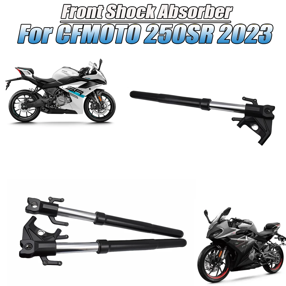 motorcycle front shock absorber front fork tube suspension damping  Fit For CFMOTO 250SR 300SR 2023 CF250-6