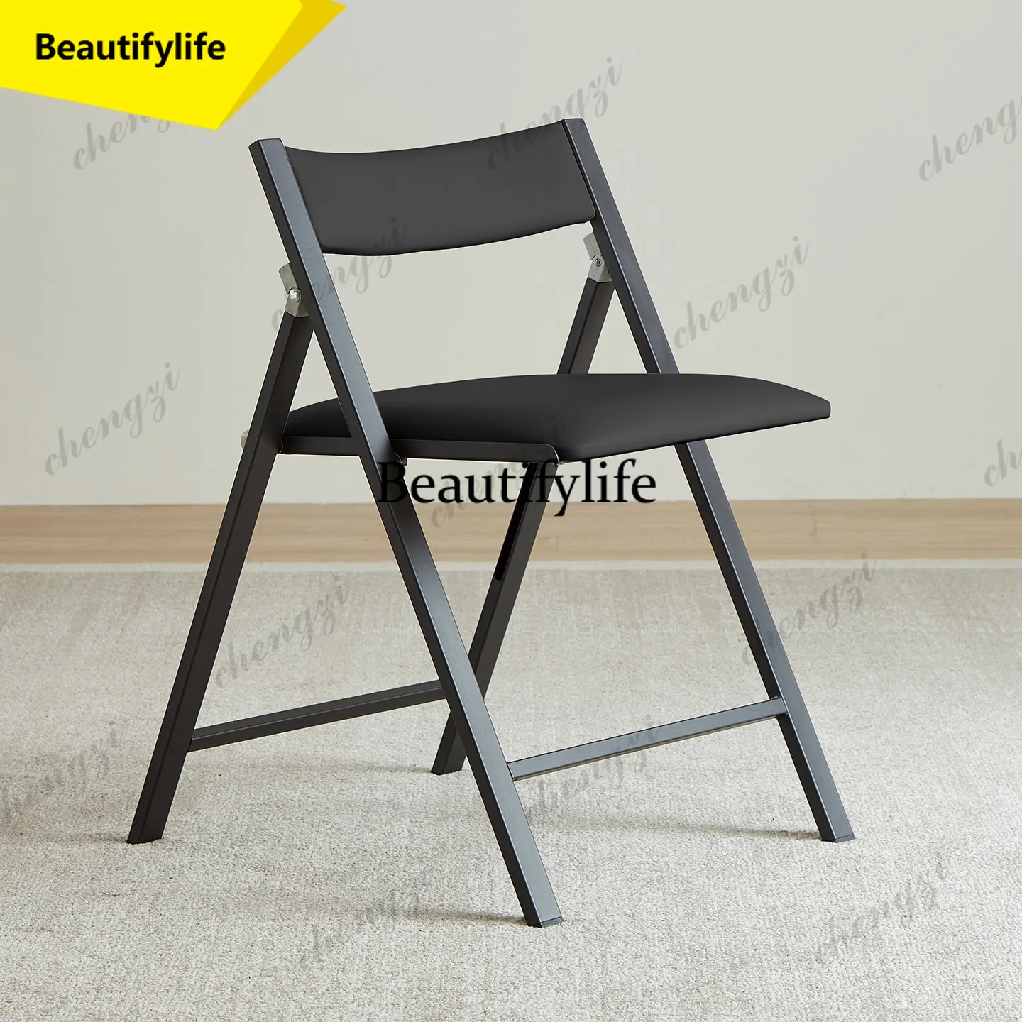 

A17 Folding chair is easy to store, portable home dining chair, modern simple conference computer small apartment chair