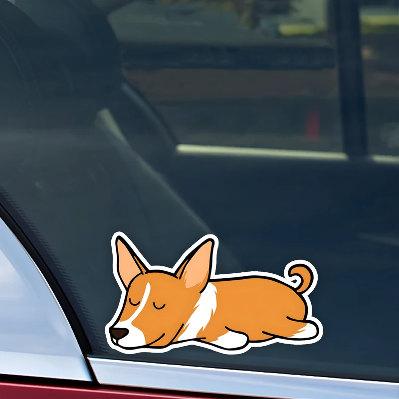 17x9.5 سنتيمتر كسول Basenji سيارة الوفير ملصقات نافذة لسيارة شاحنة فان شارات الموضة مادة الفينيل ملصقات الإبداعية