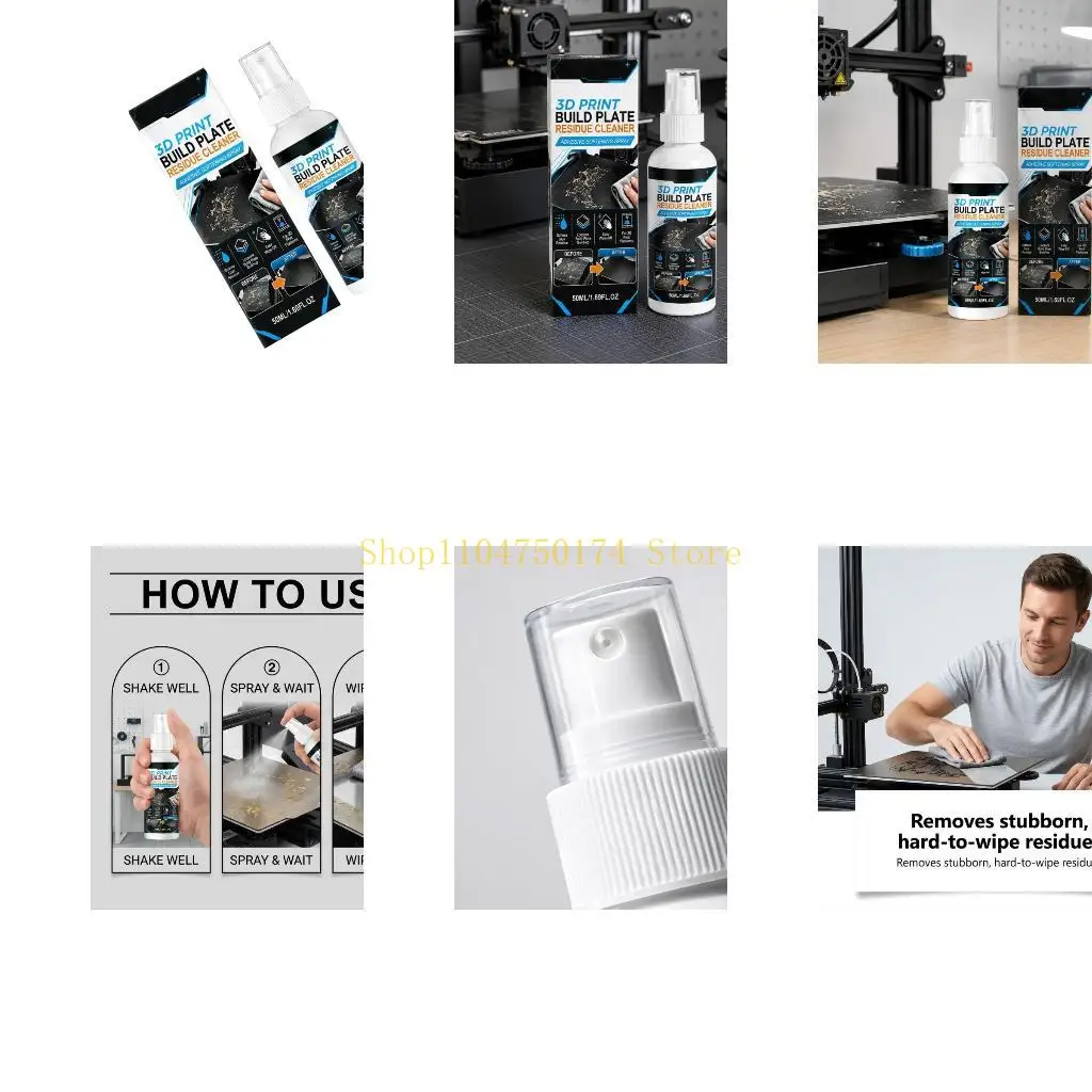 Build Plate Cleaner Debris Remover for 3D Printers, Before-Printing Care Use Top Sale