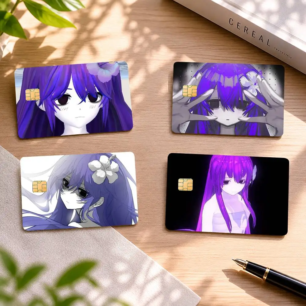 

Sewerslvt Schizofrenia 4pcs 1Set Film Skin for Debit Credit Bank Visa Card Decal Cover