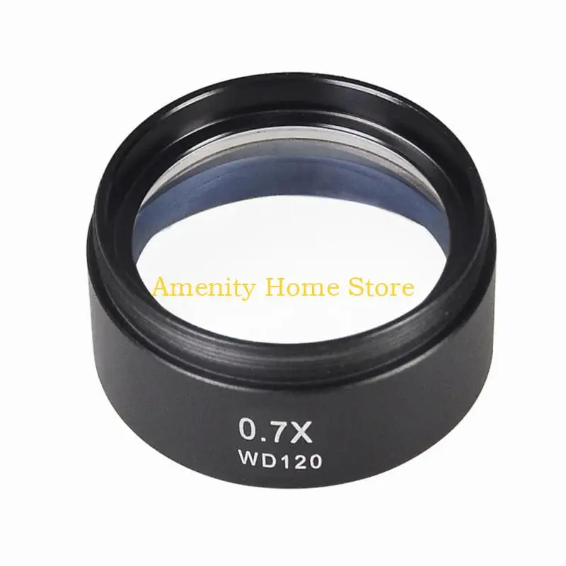 F26C 0.5/0.7X Microscope Lens Microscope Accessories 47mm/48mm Mounting Objective Lens for Industry Video Microscope