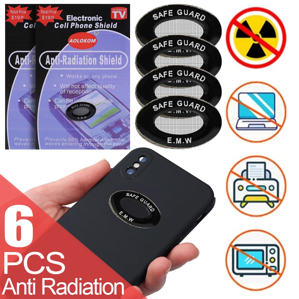 EMI Radiation Protection Mobile Phone Stickers Mobile Phone Laptops Home Appliances Shielding Electromagnetic Wave Sticker