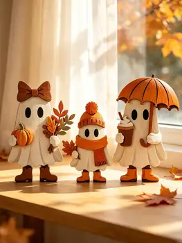 Autumn Maple Leaf Decor Set 1