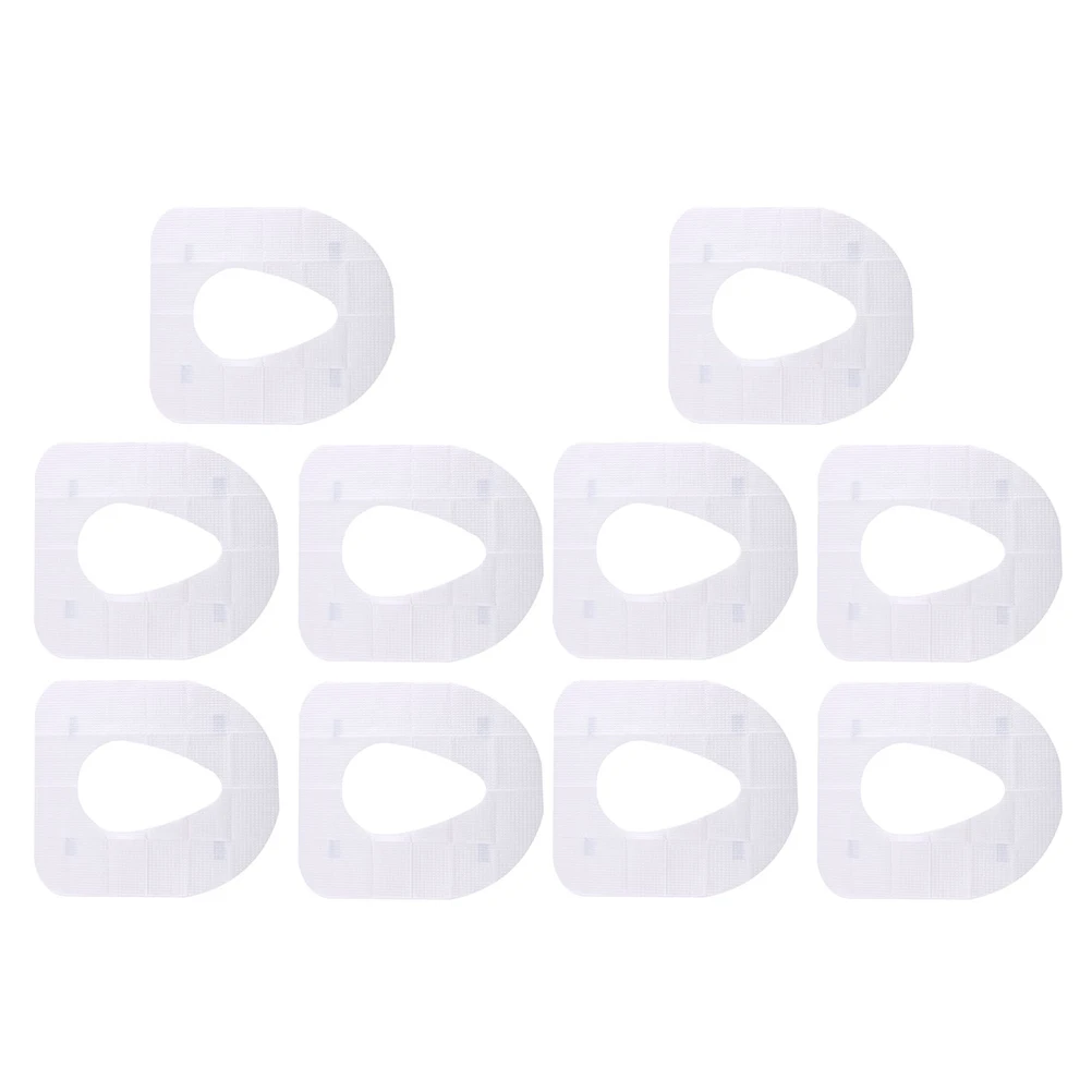 

30 Pcs Disposable Toilet Seat Covers Waterproof PE Film Camping Travel Hotel Restroom Hygiene Seat Pad Cushion