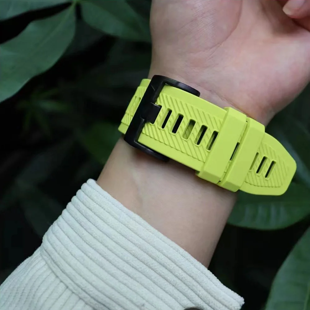 สายนาฬิกา22 26มม. แบบเร็วสำหรับ Garmin epix Gen 2 silicone Correa Fenix 7 7X Pro 47 51มม. 5 5X PLUS 6X 6 marq สายรัดนาฬิกาข้อมือ