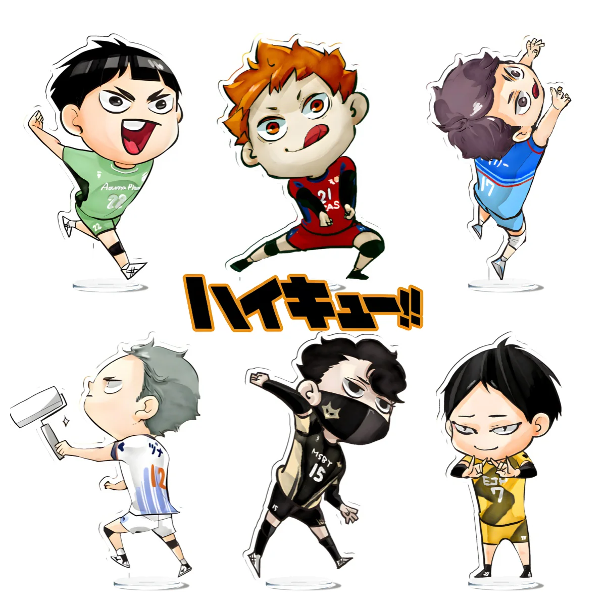 

Anime Kozume Kenma Kuroo Tetsurou Shoyo Hinata Keiji Akaashi Acrylic Stand Doll Figure Model Plate Cosplay Collection for Gifts