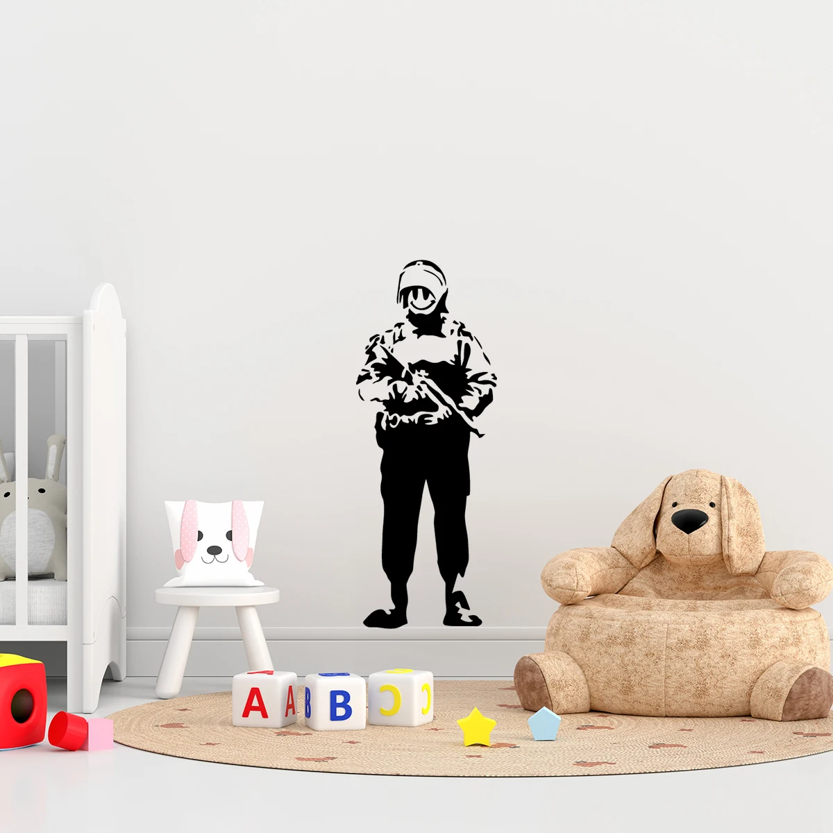 Cartoon Style Banks Art Sticker Waterproof Wall Stickers For Kids Rooms Home Decor Decoration Accessories