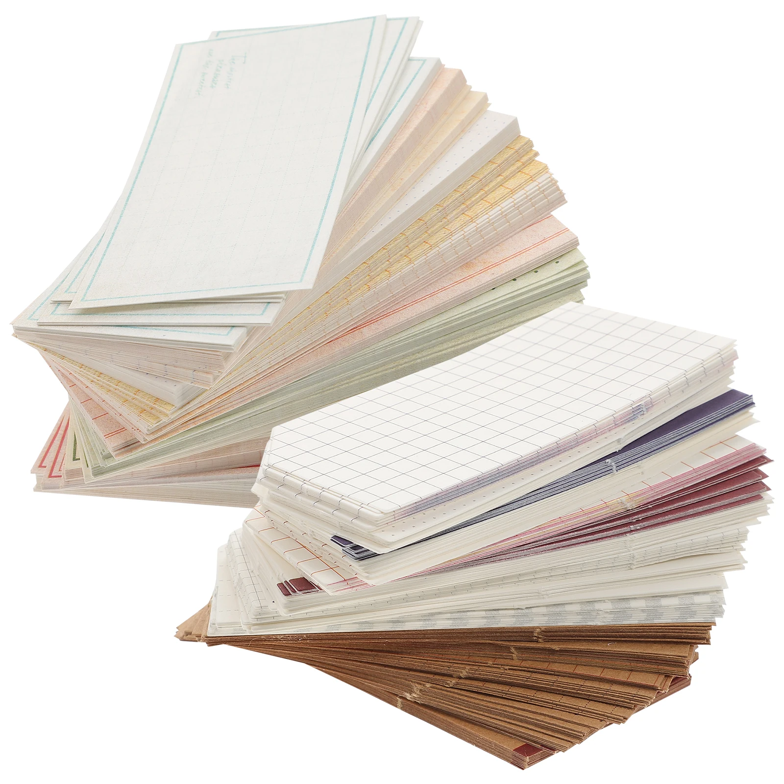 Retro Note Paper 2 Bags Vintage Journaling Decorative Hand Account Background Scrapbook Supplies nament Diary