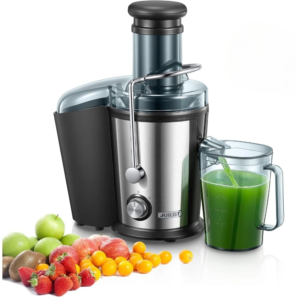 

Powerful Centrifugal Juicer Machines ,Dual Speeds Juice Extractor Machine with Large 3'' Feed Chute & Anti-Drip